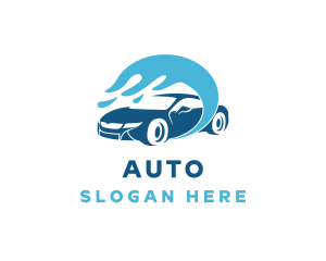 Car Auto Wash Cleaning logo design