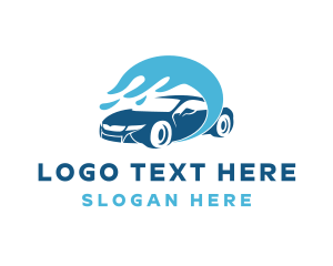 Car - Car Auto Wash Cleaning logo design