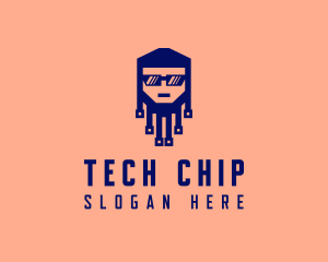 Tech Circuit Geek logo design