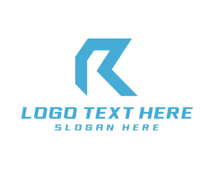 Enterprise - Geometric Company Letter R logo design