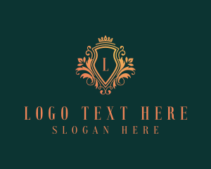 Elegant - Regal Luxury Shield logo design