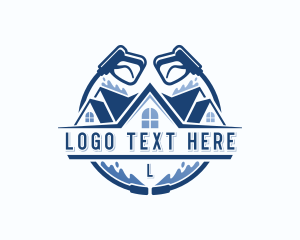 Powerwashing - Pressure Washing Cleaner logo design