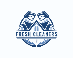 Pressure Washing Cleaner logo design