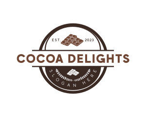 Chocolate Snack Dessert logo design
