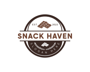 Chocolate Snack Dessert logo design