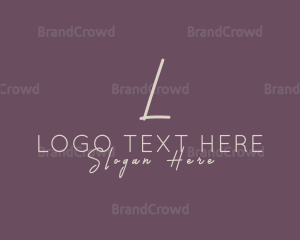 Cosmetics Style Brand Logo