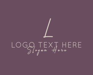 Dermatology - Cosmetics Style Brand logo design