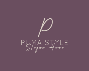 Cosmetics Style Brand logo design