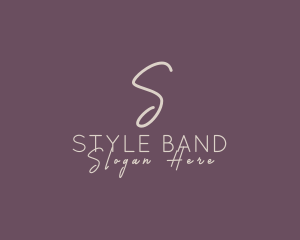 Cosmetics Style Brand logo design