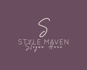 Cosmetics Style Brand logo design