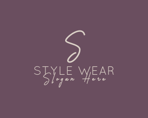 Cosmetics Style Brand logo design