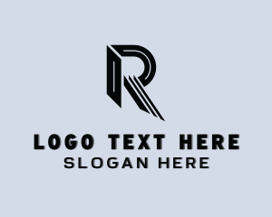 Contractor - Industrial Construction Builder Letter R logo design