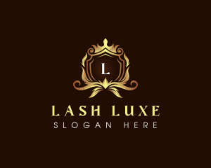 Shield Luxury Crown logo design