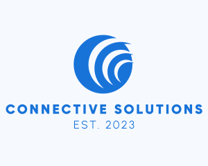 Network - Modern Network Globe logo design