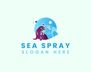 Hawaii Sea Lion logo design