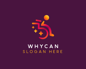 Therapy Clinic Wheelchair Logo