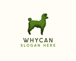 Pet Shop - Poodle Topiary Plant logo design