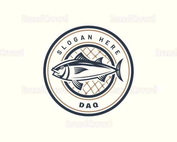 Fishing Net Tuna Farm Logo