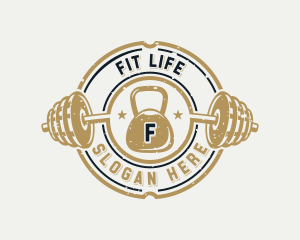 Athletic Barbell Fitness logo design