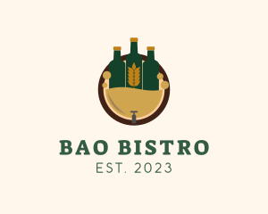 Craft Beer Bistro logo design