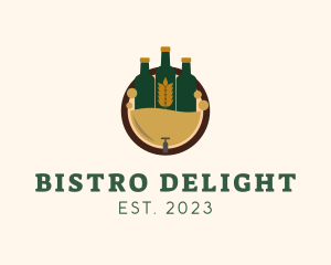 Craft Beer Bistro logo design