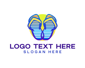 Summer - Summer Slippers Footwear logo design