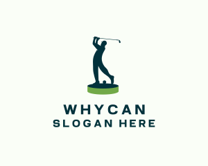 Sports - Golfer Sports Tournament logo design