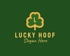 Clover Leaf Saint Patrick logo design