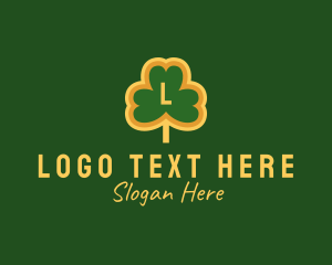 Clover Leaf Saint Patrick Logo