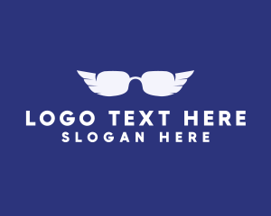 Eyeglasses - Winged Shades Vision logo design