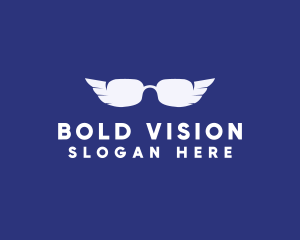 Winged Shades Vision logo design