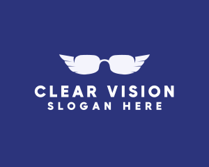 Winged Shades Vision logo design