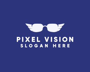 Winged Shades Vision logo design