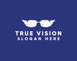 Winged Shades Vision logo design