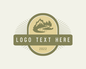 Outdoor - Mountain Road Travel logo design