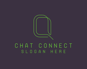 Chatting - Tech Customer Service Chat logo design