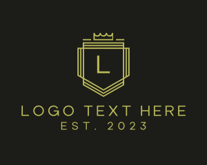 Letter TG - Royal Crown Shield logo design