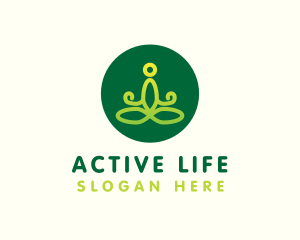 Spa Fitness Yoga logo design