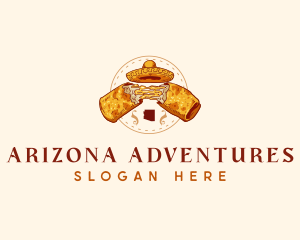 Arizona - Arizona Chimichangas Snack logo design