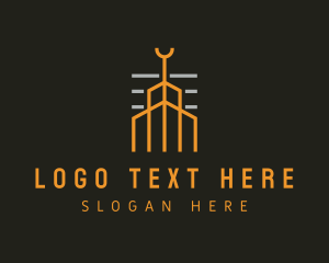 Contractor - High Rise Architecture Property logo design