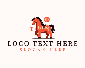 Zodiac - Chinese Zodiac Horse logo design