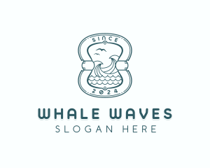 Waves Coast Surfing logo design