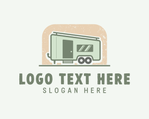 Trailer - Camping Trailer Caravan logo design