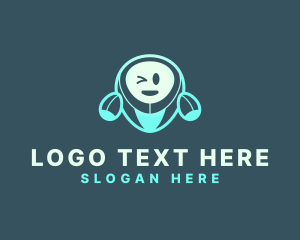 Gadget - Robot Tech Mobile logo design