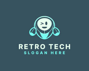 Robot Tech Mobile logo design