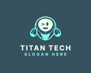 Robot Tech Mobile logo design