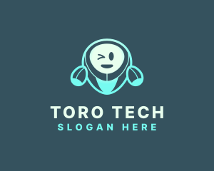 Robot Tech Mobile logo design