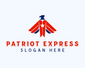 Patriotic Hawk Government logo design