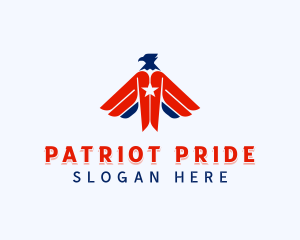 Patriotic Hawk Government logo design