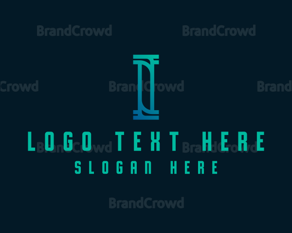 Business Modern Letter I Logo